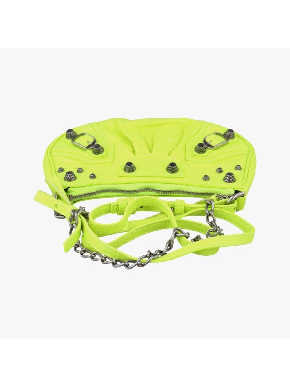 ★SOLD★ Balenciaga le Cagole Green Lambskin Messenger Bag - Picture 8 of 15
